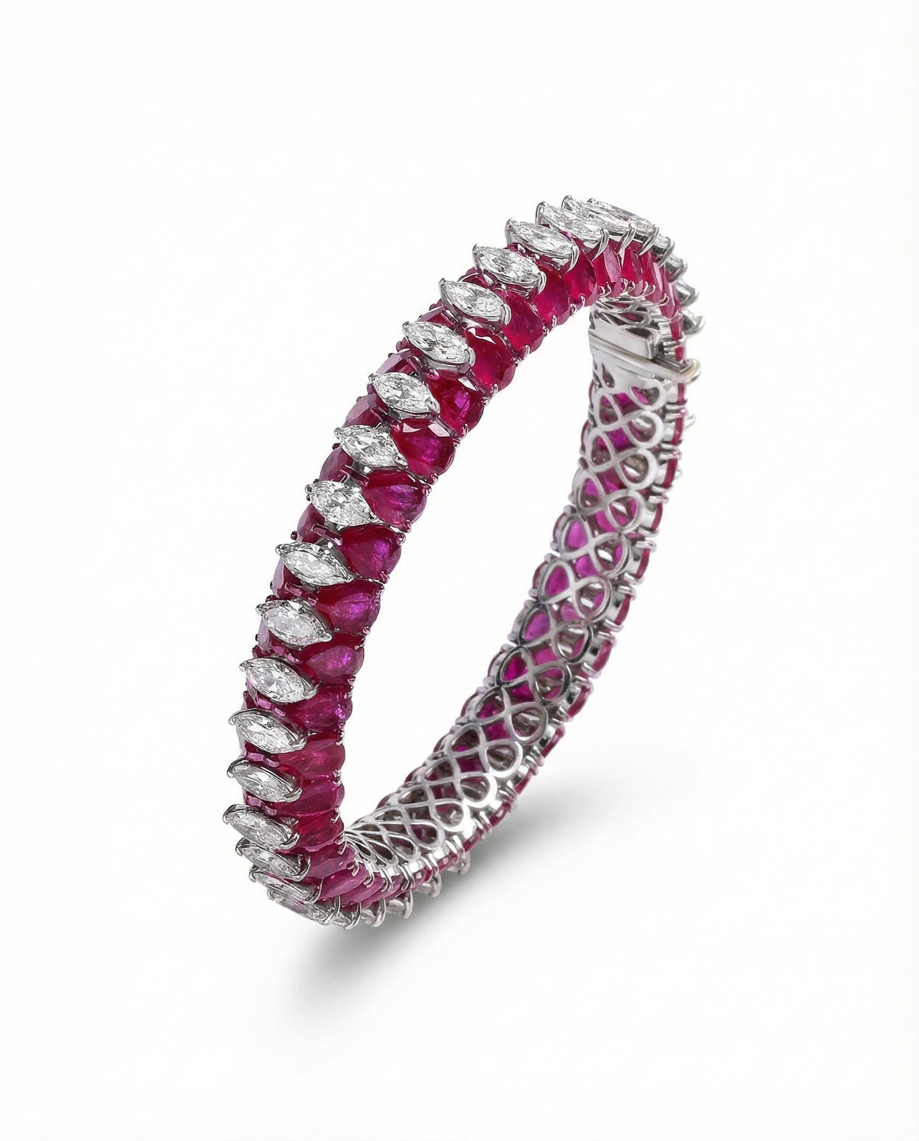 The Crimson Infinity Bangle