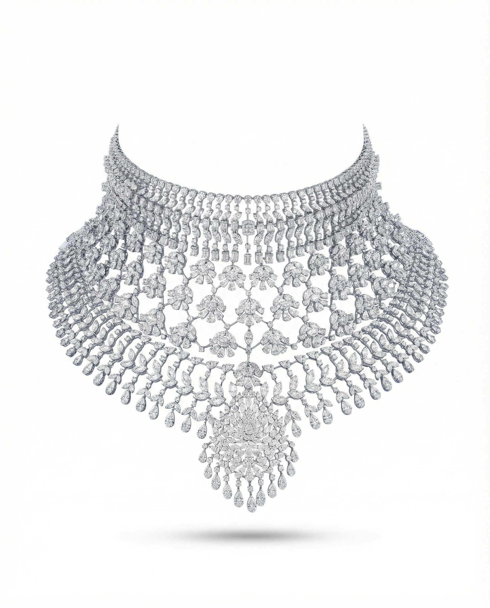Marquise & Pear-Cut Diamond Statement Set